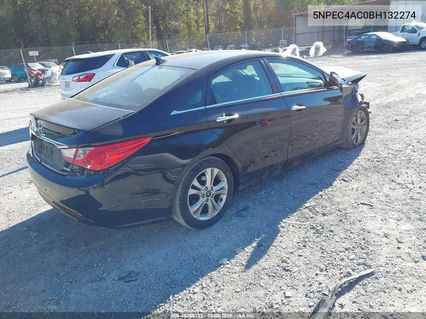 2011 HYUNDAI SONATA VIN 5NPEC4AC0BH132274 — фото 4