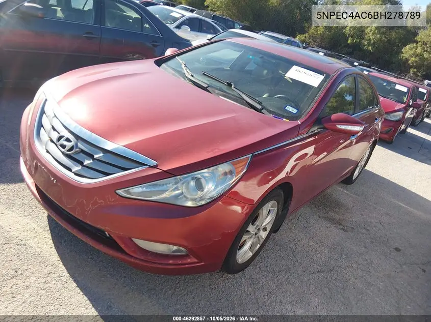 2011 HYUNDAI SONATA VIN 5NPEC4AC6BH278789 — фото 2
