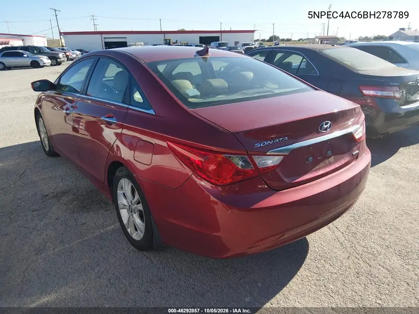 2011 HYUNDAI SONATA VIN 5NPEC4AC6BH278789 — фото 3