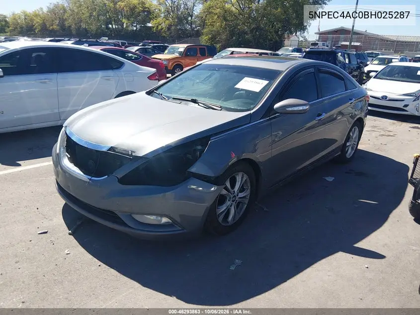 2011 HYUNDAI SONATA VIN 5NPEC4AC0BH025287 — фото 2