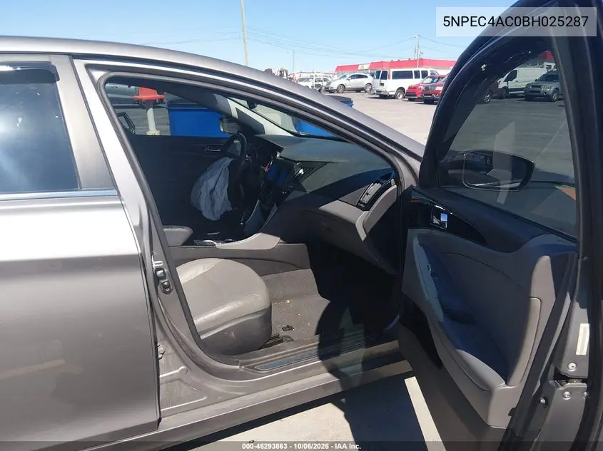 2011 HYUNDAI SONATA VIN 5NPEC4AC0BH025287 — фото 5