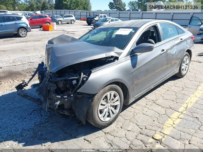 2011 HYUNDAI SONATA VIN 5NPEB4AC9BH131336 — фото 2