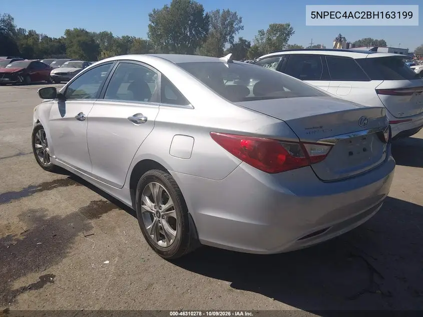 2011 HYUNDAI SONATA VIN 5NPEC4AC2BH163199 — фото 3