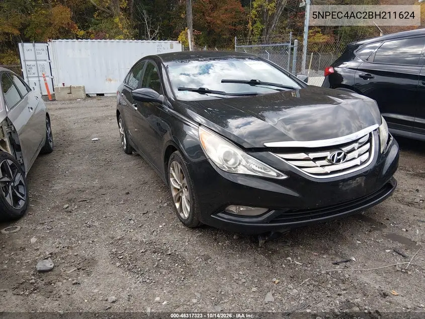 HYUNDAI SONATA 2011, VIN 5NPEC4AC2BH211624