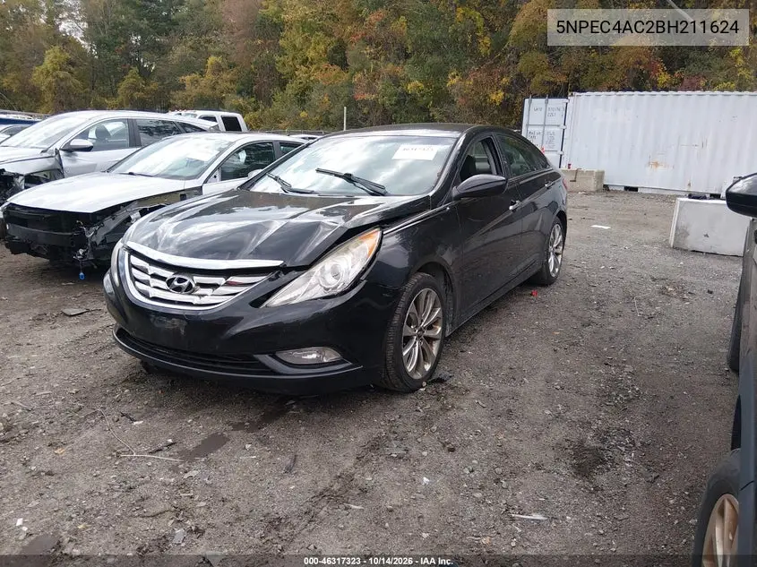 2011 HYUNDAI SONATA VIN 5NPEC4AC2BH211624 — фото 2