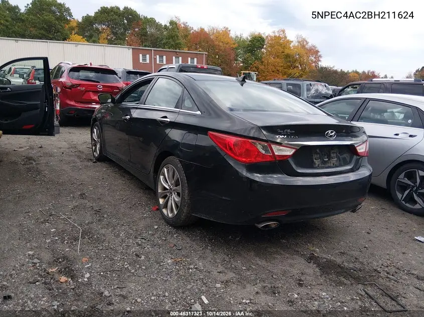 2011 HYUNDAI SONATA VIN 5NPEC4AC2BH211624 — фото 3