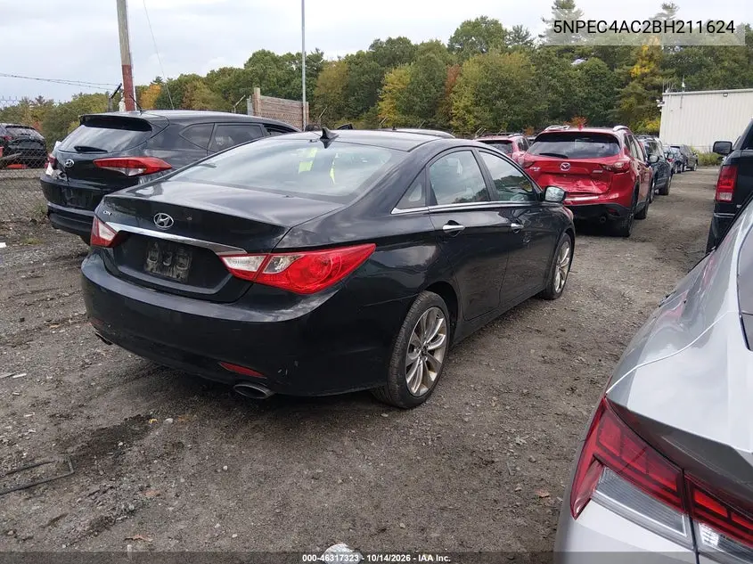 2011 HYUNDAI SONATA VIN 5NPEC4AC2BH211624 — фото 4