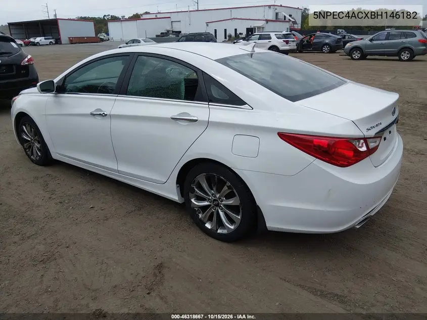 2011 HYUNDAI SONATA VIN 5NPEC4ACXBH146182 — фото 3