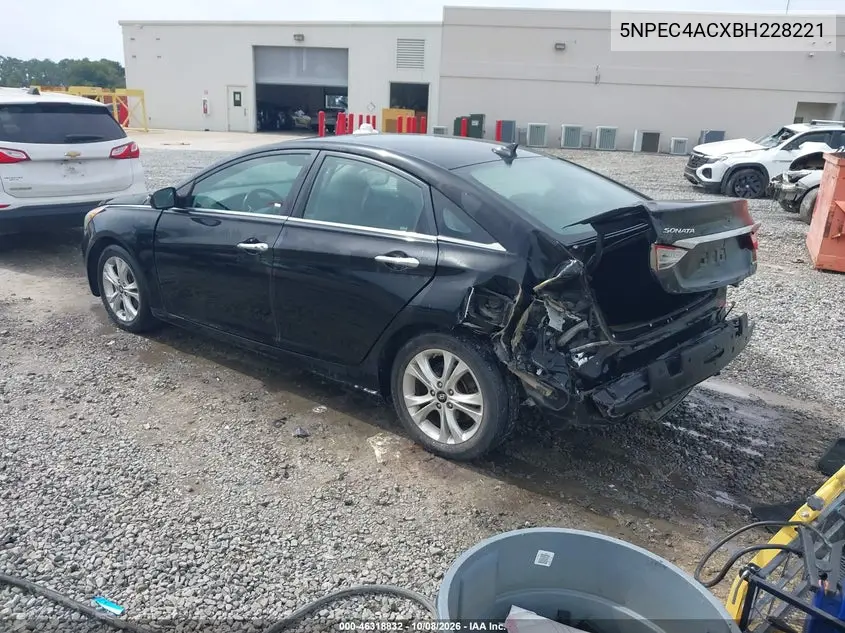 2011 HYUNDAI SONATA VIN 5NPEC4ACXBH228221 — фото 3