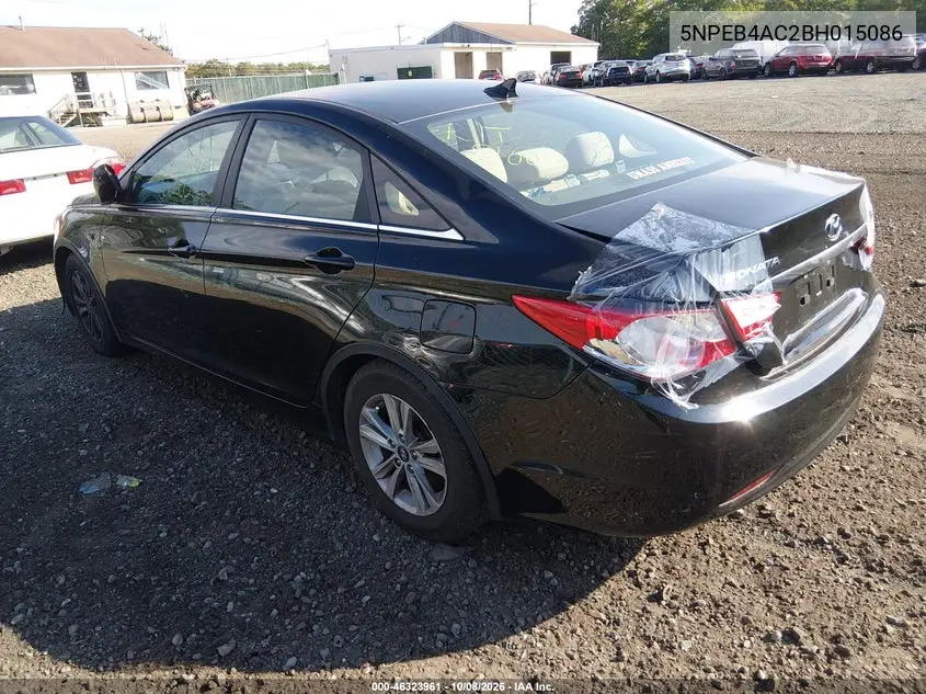 2011 HYUNDAI SONATA VIN 5NPEB4AC2BH015086 — фото 3