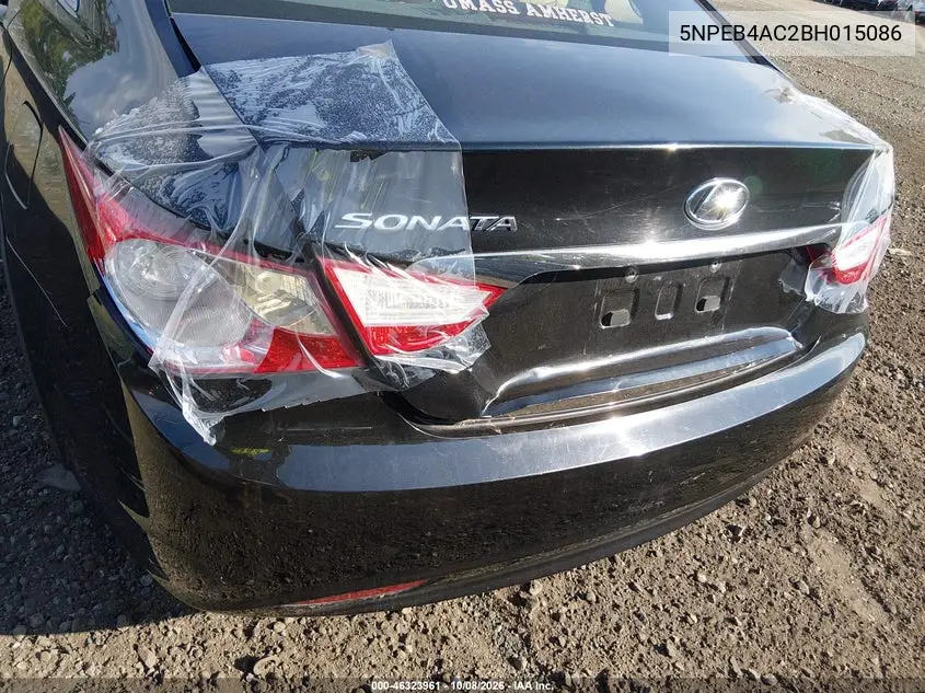 2011 HYUNDAI SONATA VIN 5NPEB4AC2BH015086 — фото 6