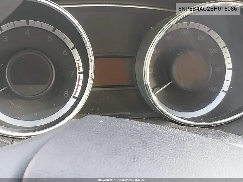 2011 HYUNDAI SONATA VIN 5NPEB4AC2BH015086 — фото 7