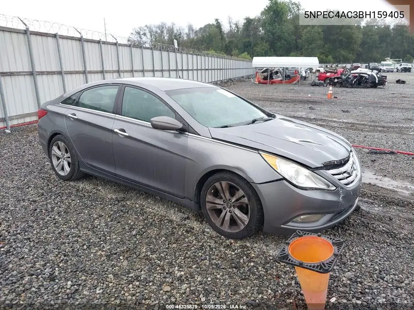 HYUNDAI SONATA 2011, VIN 5NPEC4AC3BH159405