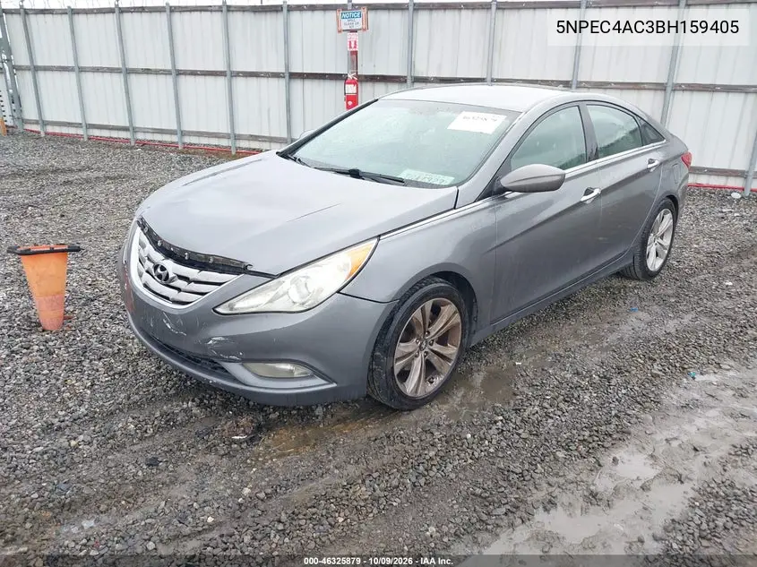 2011 HYUNDAI SONATA VIN 5NPEC4AC3BH159405 — фото 2
