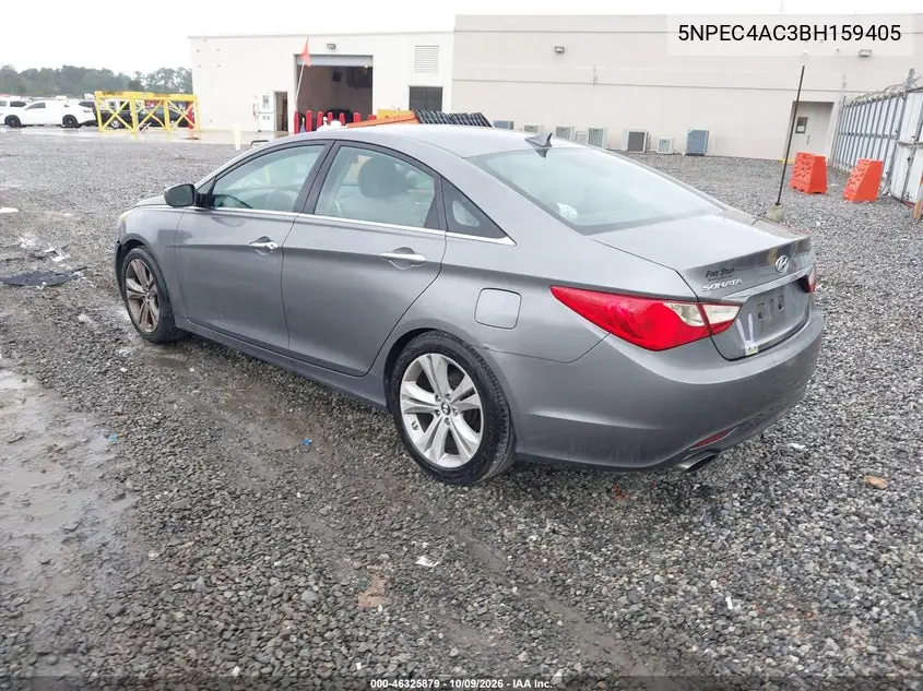 2011 HYUNDAI SONATA VIN 5NPEC4AC3BH159405 — фото 3
