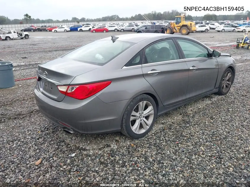 2011 HYUNDAI SONATA VIN 5NPEC4AC3BH159405 — фото 4