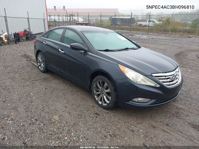 HYUNDAI SONATA 2011, VIN 5NPEC4AC3BH096810