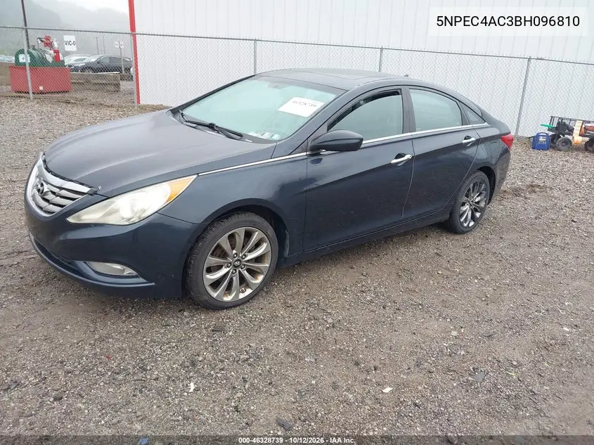 2011 HYUNDAI SONATA VIN 5NPEC4AC3BH096810 — фото 2