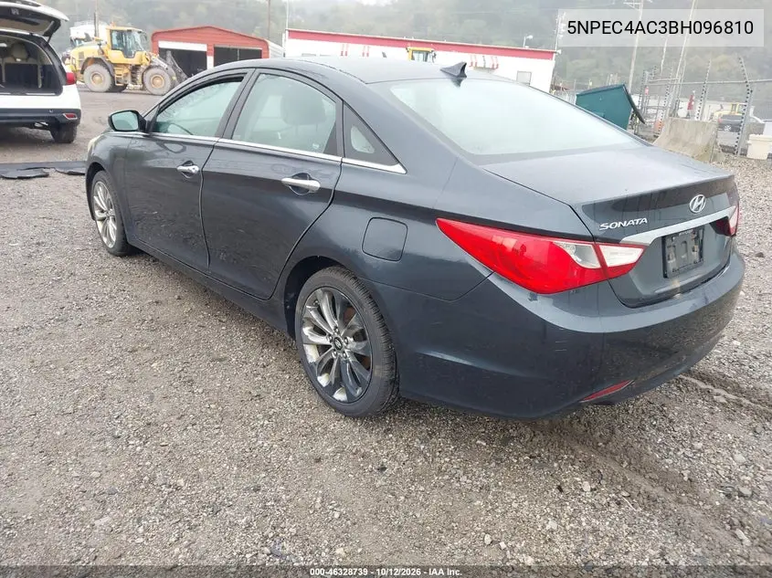 2011 HYUNDAI SONATA VIN 5NPEC4AC3BH096810 — фото 3