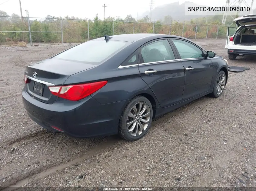 2011 HYUNDAI SONATA VIN 5NPEC4AC3BH096810 — фото 4
