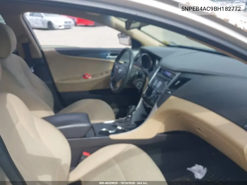 2011 HYUNDAI SONATA VIN 5NPEB4AC9BH182772 — фото 5