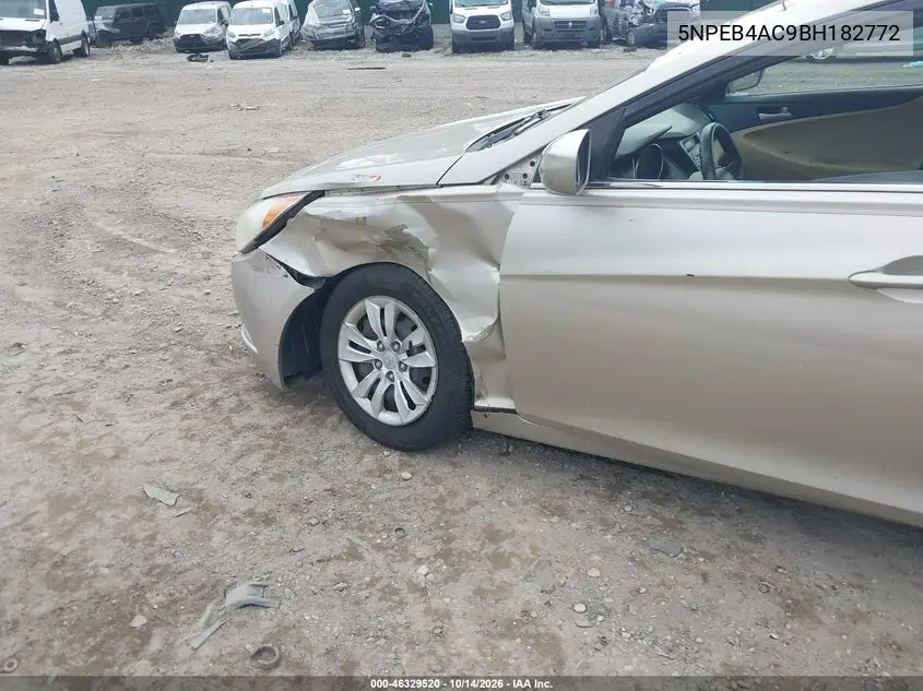 2011 HYUNDAI SONATA VIN 5NPEB4AC9BH182772 — фото 6