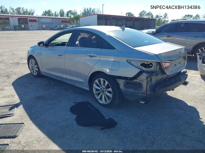 2011 HYUNDAI SONATA VIN 5NPEC4ACXBH134386 — фото 3