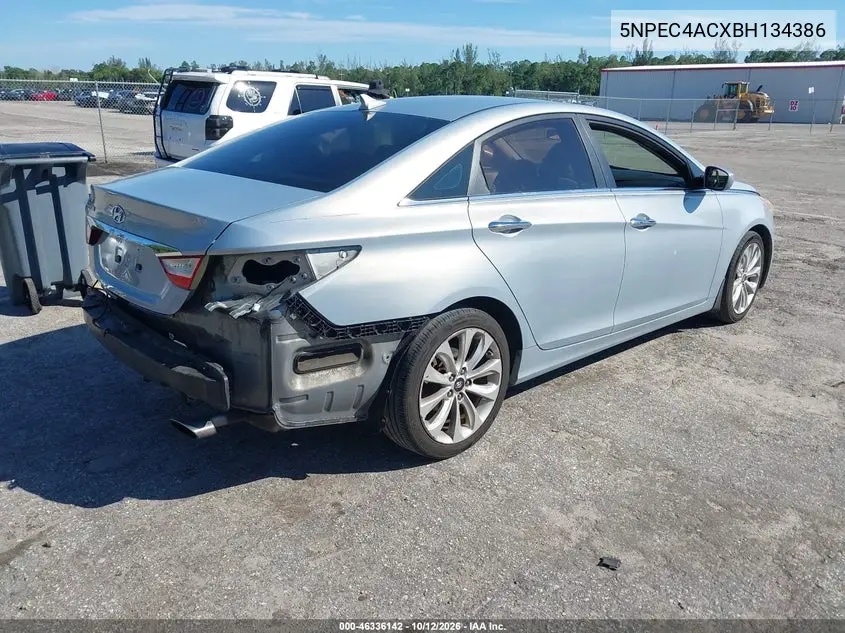 2011 HYUNDAI SONATA VIN 5NPEC4ACXBH134386 — фото 4