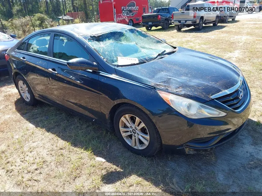 HYUNDAI SONATA 2011, VIN 5NPEB4AC1BH007030