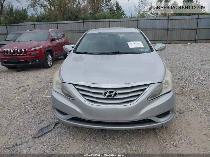 2011 HYUNDAI SONATA VIN 5NPEB4AC4BH112709 — фото 11
