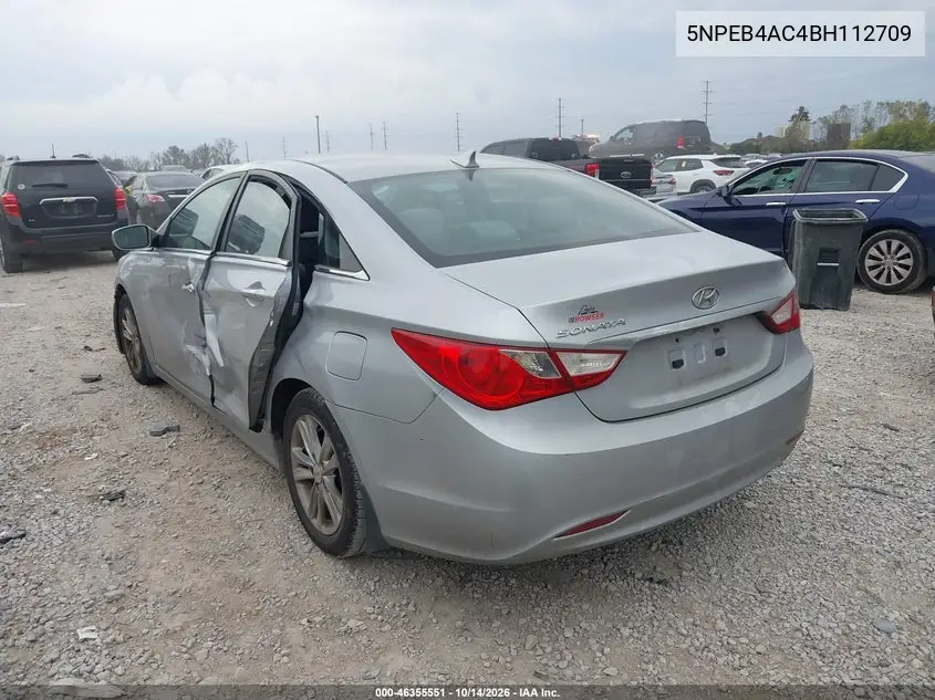 2011 HYUNDAI SONATA VIN 5NPEB4AC4BH112709 — фото 3