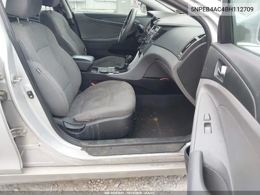 2011 HYUNDAI SONATA VIN 5NPEB4AC4BH112709 — фото 5
