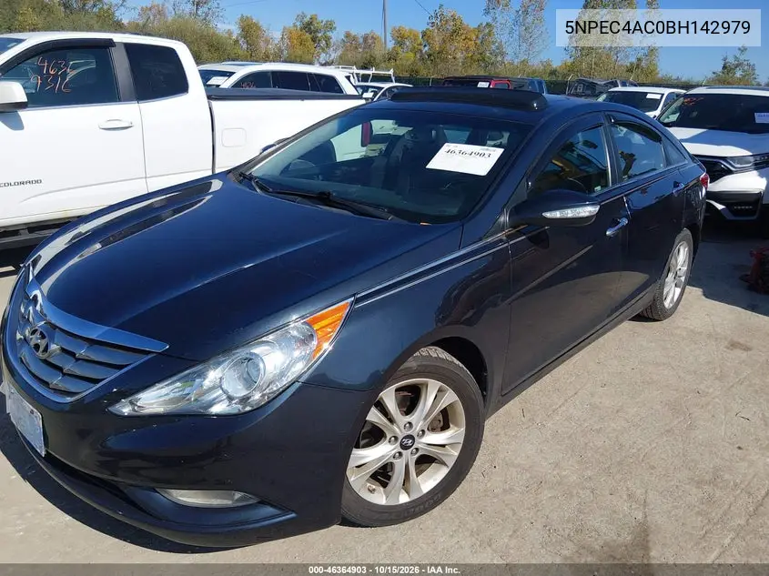 2011 HYUNDAI SONATA VIN 5NPEC4AC0BH142979 — фото 2