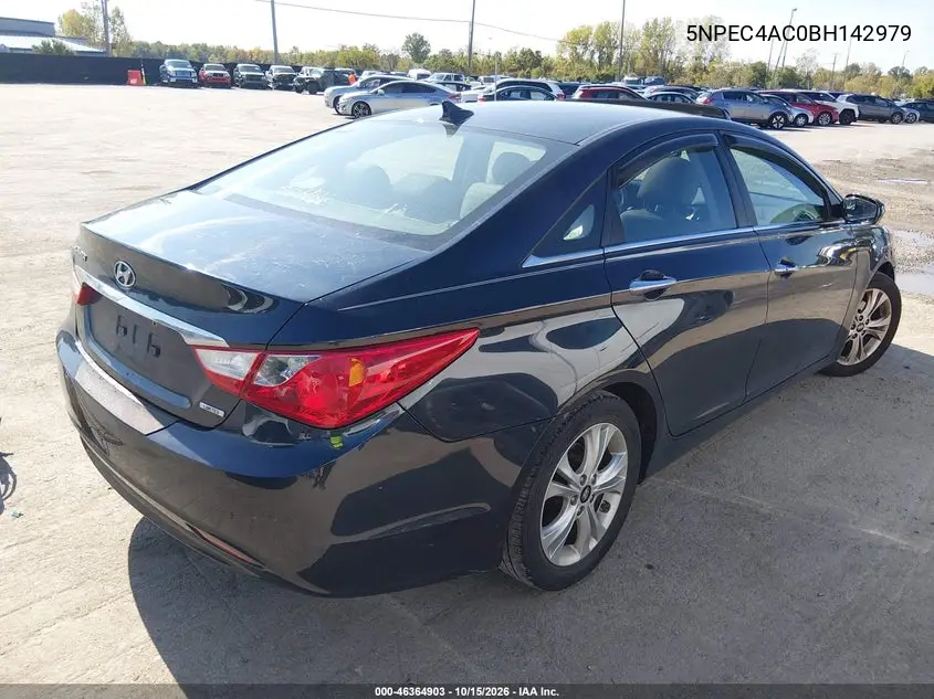 2011 HYUNDAI SONATA VIN 5NPEC4AC0BH142979 — фото 4