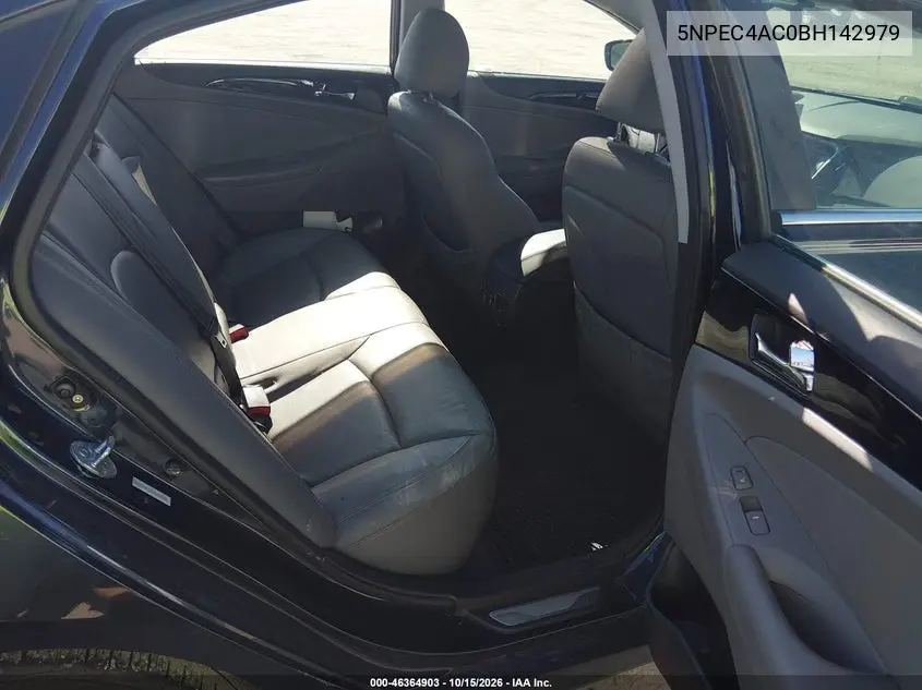 2011 HYUNDAI SONATA VIN 5NPEC4AC0BH142979 — фото 8