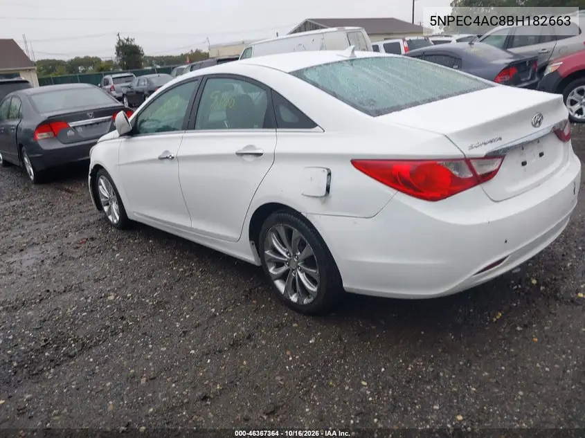 2011 HYUNDAI SONATA VIN 5NPEC4AC8BH182663 — фото 3