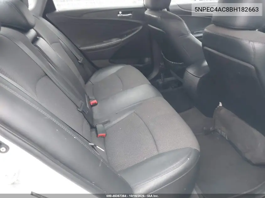 2011 HYUNDAI SONATA VIN 5NPEC4AC8BH182663 — фото 8