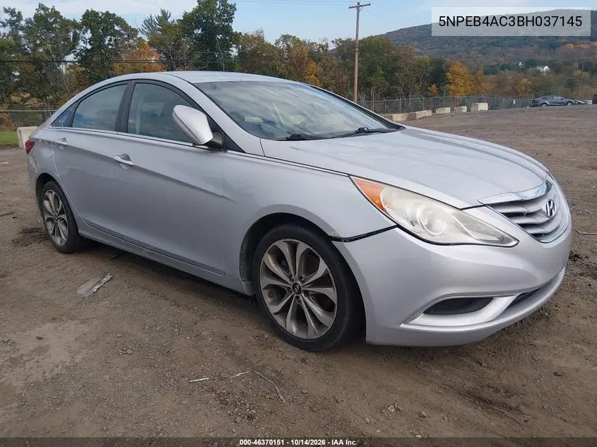 HYUNDAI SONATA 2011, VIN 5NPEB4AC3BH037145
