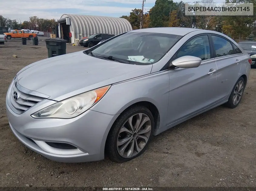 2011 HYUNDAI SONATA VIN 5NPEB4AC3BH037145 — фото 2