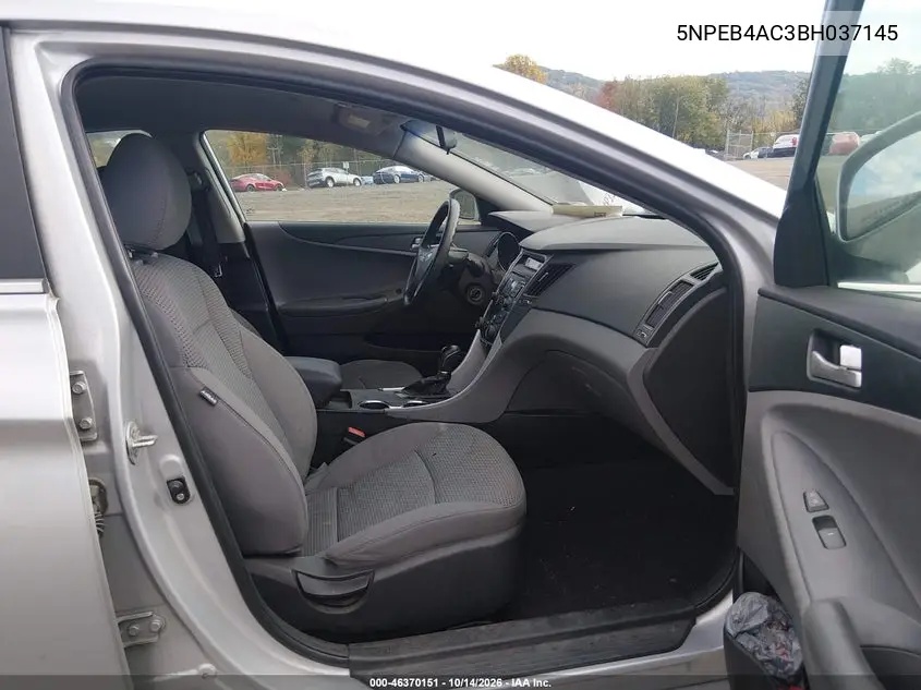 2011 HYUNDAI SONATA VIN 5NPEB4AC3BH037145 — фото 5