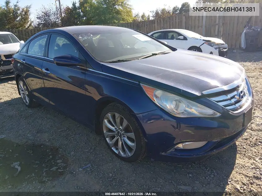 HYUNDAI SONATA 2011, VIN 5NPEC4AC6BH041381