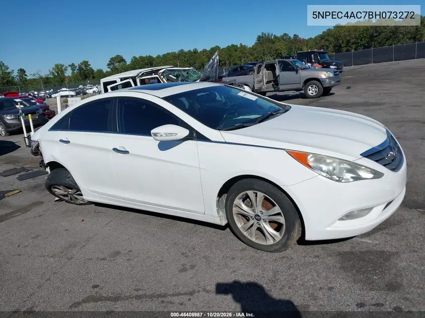 HYUNDAI SONATA 2011, VIN 5NPEC4AC7BH073272