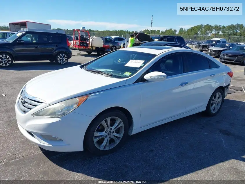 2011 HYUNDAI SONATA VIN 5NPEC4AC7BH073272 — фото 2