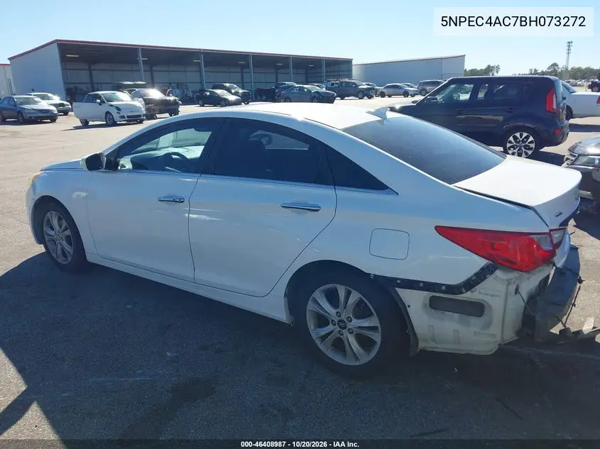 2011 HYUNDAI SONATA VIN 5NPEC4AC7BH073272 — фото 3
