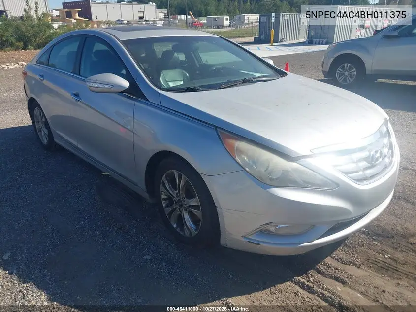 HYUNDAI SONATA 2011, VIN 5NPEC4AC4BH011375
