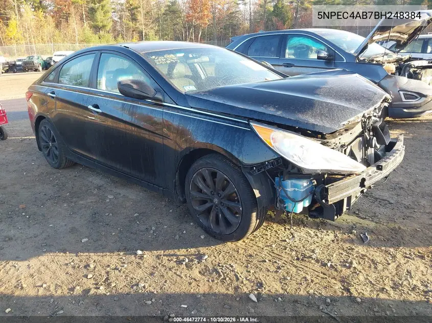 HYUNDAI SONATA 2011, VIN 5NPEC4AB7BH248384