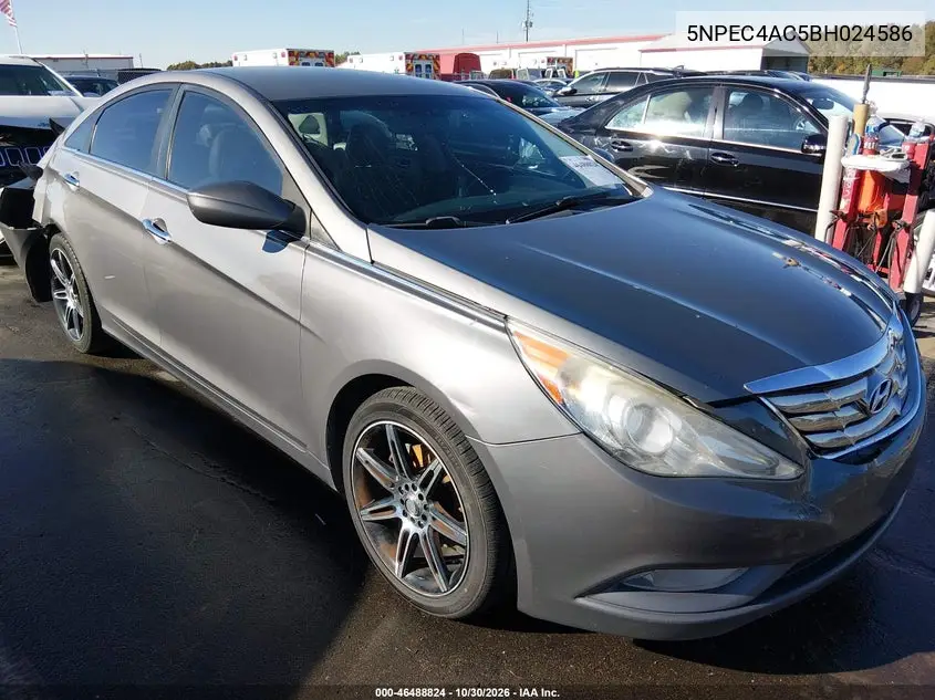 HYUNDAI SONATA 2011, VIN 5NPEC4AC5BH024586