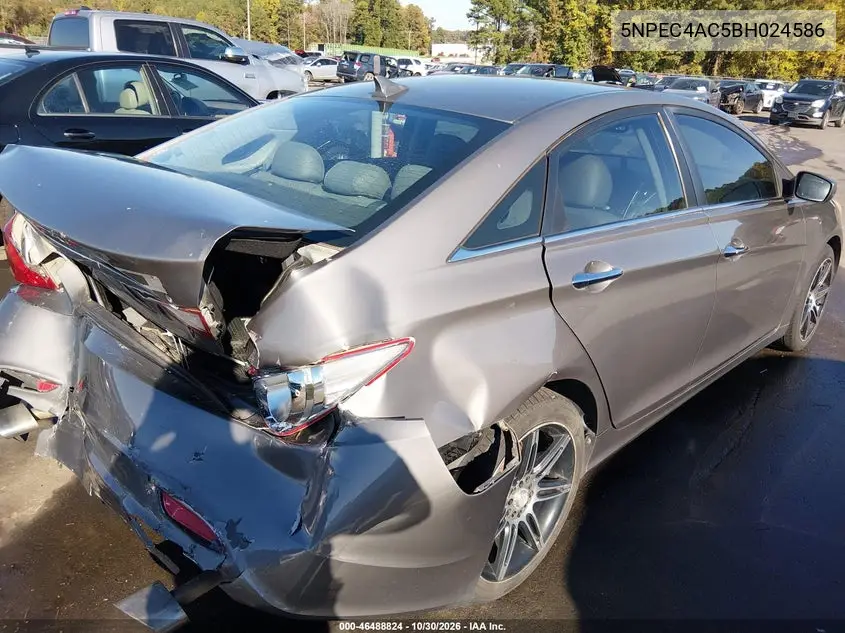 2011 HYUNDAI SONATA VIN 5NPEC4AC5BH024586 — фото 4