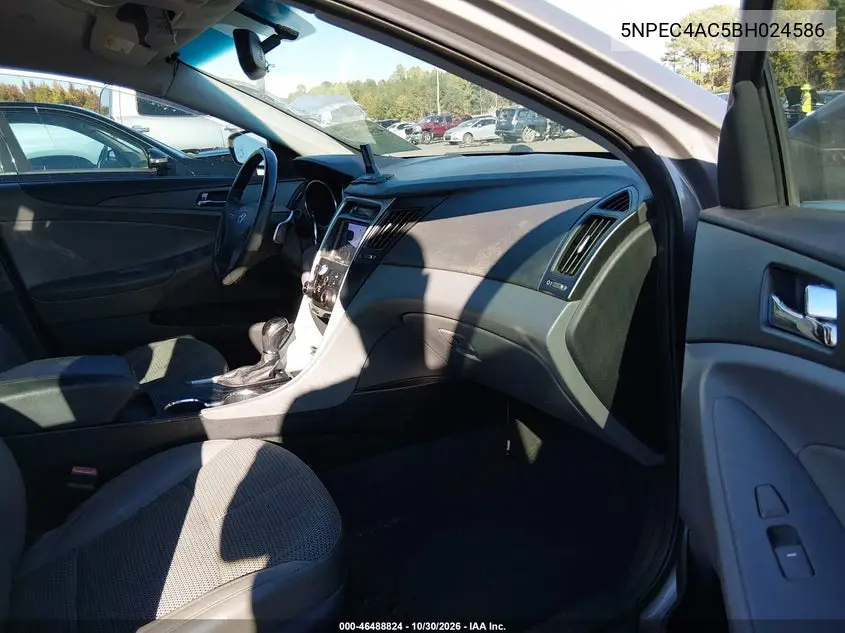 2011 HYUNDAI SONATA VIN 5NPEC4AC5BH024586 — фото 5