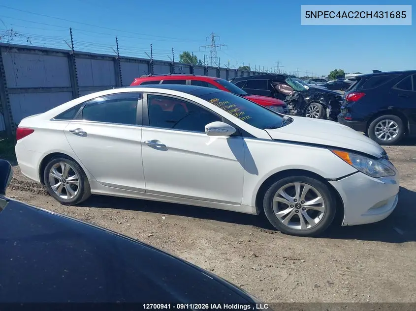 2012 HYUNDAI SONATA VIN 5NPEC4AC2CH431685 — фото 13